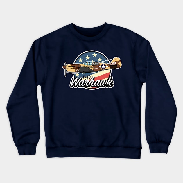 P-40 Warhawk Crewneck Sweatshirt by TCP